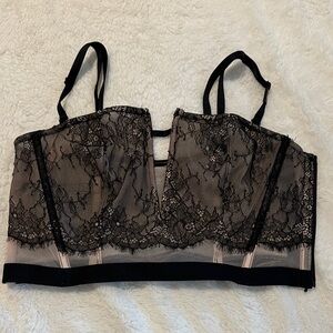Elegant Black Lace Bralette
